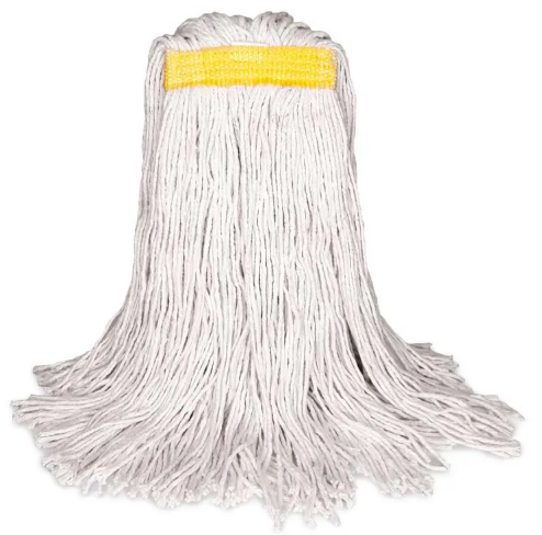 BVS-FSS32 MOPPE BLANCHE 32OZ BRINS COUPÉS AVEC BANDE ÉTROITE