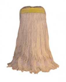 BVS-FSFT20 MOPPE BLANCHE 20OZ BORDS COUPÉS AVEC BANDE ÉTROITE