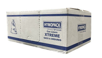 SAC À ORDURES NOIR RÉGULIER 20X32 250/CAISSE