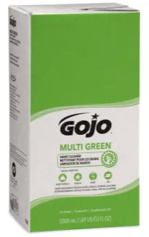 GOJO-7565-02 NETTOYANT POUR LES MAINS MULTIGREEN 2x5000ML