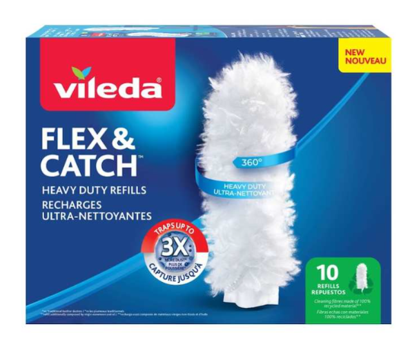 VILEDA-172174 FLEX&CATCH HOUSSE DE RECHANGE 10/BOITE