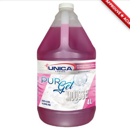 UNICA-S2206 ''PURGEL MOUSSE'' SAVON À MAIN MOUSSANT 4L