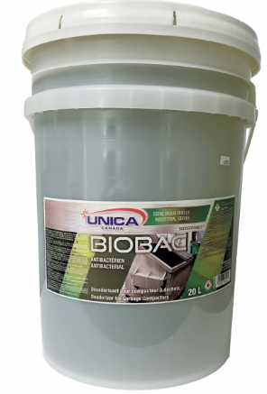 UNICA-NBAC20 DÉSODORISANT ANTIBACTÉRIEN POUR COMPACTEUR À DÉCHETS ''BIOBAC''