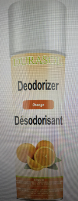 DURASOL-DÉSODORISANT À L'ORANGE 10OZ (284GR)