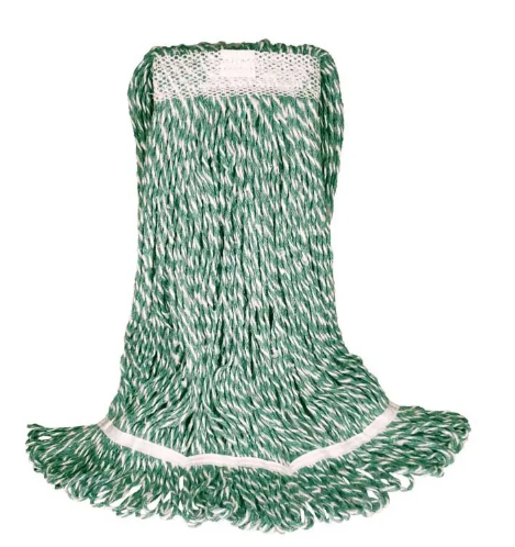 BVS-BEMF4(CSX10UN) MOPPE VERTE 24OZ MICROFIBRE BRINS ATTACHÉS ET BOUCLÉS AVEC BANDE ÉTROITE