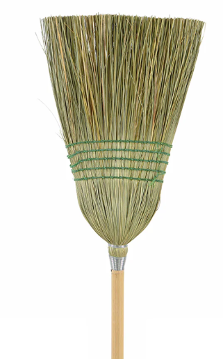 GLB-4000 BALAI DE PAILLE 5 CORDES AVEC MANCHE ''TRÈS ROBUSTE''