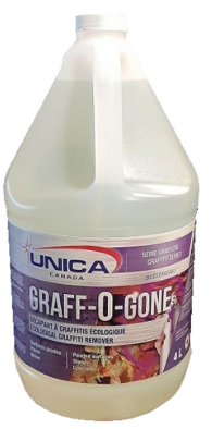 UNICA-NGRAF04 ''GRAFF-O-GONE'' DÉCAPANT À GRAFFITIS BIODÉGRADABLE RTU 4 LITRES