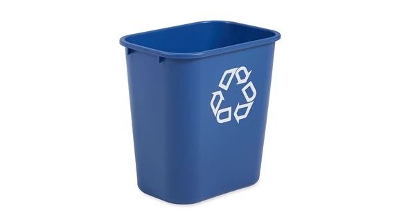 RUBBERMAID-FG295673BLUE POUBELLE RECYCLAGE BLEU 26.6L  
