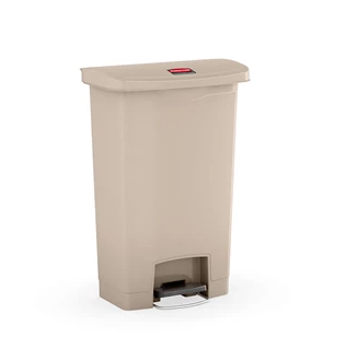 RUBBERMAID-1883552 POUBELLE À PÉDALE BEIGE 24 GAL