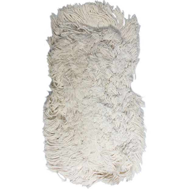 BVS-L7629 VADROUILLE 9'' EN COTON BLANCHE BRINS COUPÉS