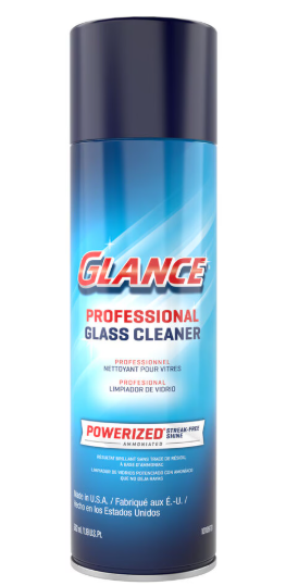 JD-101109731(CSX12) ''GLANCE'' NETTOYANT À VITRES EN AÉROSOL VENDU CAISSE 12X539GR