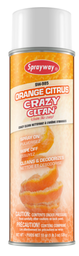 [090232] RLK-SW985W ''CRAZY CLEAN'' NETTOYANT ET DÉSODORISANT DE SURFACE ORANGE CITRUS 539GR