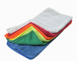 [230355-JN] CHIFFON EN MICROFIBRE JAUNE FORMAT 16''X16'' VENDU 10/PAQUET 