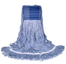 [632160] BVS-BLB3L MOPPE BLEUE 20OZ BRINS ATTACHÉS ET BOUCLÉS AVEC BANDE LARGE