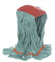 [632303] AG-2303 MOPPE VERTE 20OZ BRINS ATTACHÉS ET BOUCLÉS AVEC BANDE LARGE