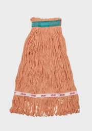 [632620-OR] VILEDA-134883 MOPPE ORANGE 16OZ BRINS ATTACHÉS ET BOUCLÉS AVEC BANDE LARGE