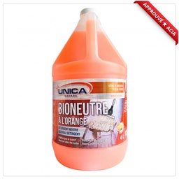 [654574-OR] UNICA-NNOR04 ''BIONEUTRE A L'ORANGE'' DÉTERGENT NEUTRE ''ORANGE'' 4L