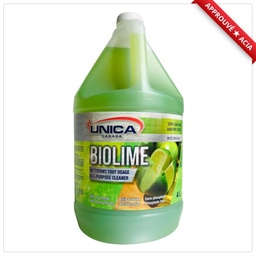 [654704] UNICA-NLIM04 ''BIOLIME'' NETTOYANT ANTIBACTÉRIEN 4L