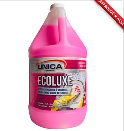[654877] UNICA-NEDT20 ECOLUXE DETERGENT À VAISSELLE ROSE 10LITRES