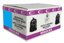 [7718NR] SAC À ORDURES NOIR RÉGULIER 18X20 500/CAISSE