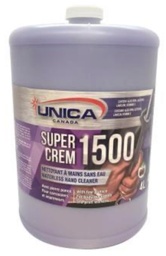 [861504] UNICA-S1504J ''SUPER CREM 1500'' NETTOYANT À MAINS AVEC PIERRE PONCE *JUG* 4L 