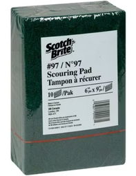 [890097] 3M-97 TAMPON À RÉCURER 6''X9'' ''VERT'' VENDU 10/PAQUET