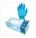 [61GN12-R1] RC-375M GANTS ''NITECH EDT'' MÉDIUM BLEU 5MILL 100/BOITE