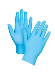 [61GN12-L4] LUX-NIT-M GANTS NITRILE MÉDIUM BLEU 4MILL100/BOITE