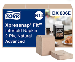 [850806] TORK-DX806E NAPKIN XPRESSNAP BRUNE