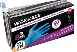 [61GN13-DN] WPC-DN108-L GANT NITRILE LARGE BLEU 8 MILL 50/BTE