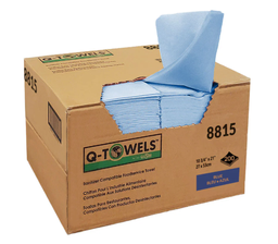 [238815] GLB-8815 Q-TOWELS SERVIETTE ALIMENTAIRE 10.75''X21'' BLEU 200/CAISSE