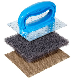 [050461] 3M-H-461 KIT DE NETTOYAGE POUR PLAQUE (PORTE TAMPON/GRILLE DE PLAQUE/TAMPON DE POLISSAGE)