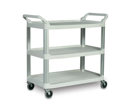 [054091-BL] RUBBERMAID-FG409100OWHT CHARIOT UTILITAIRE XTRA™, CÔTÉ OUVERT, CAPACITÉ DE 300 LB, BLANC